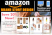 design professional amazon brand story for your amazon listing