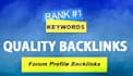 build 2k high quality forum profile backlinks