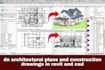 do 3d modeling, architectural plans and construction drawings in revit and cad