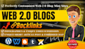 manually create high quality dofollow web 2 0 backlinks to improve website SEO