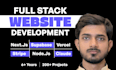 be your full stack web developer with react nextjs nodejs supabase