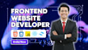 do frontend development with react, HTML, CSS, tailwind CSS