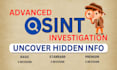do advanced osint investigation and uncover hidden info