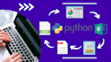 extract, process and update data using python script