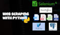 do code a web scraper in python