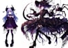 draw gothic character illustration, fan art, your oc, sfw and nsfw, pixel art