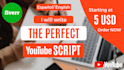 write the best script for your youtube channel