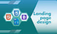 create a landing page using HTML, CSS, bootstrap, PSD, figma to HTML