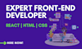 be your expert frontend developer for react, HTML, and CSS