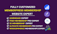 design memberpress membership website or subscription online course lms website
