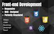 create a professional frontend website using HTML CSS and js