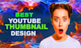 do amazing best youtube thumbnail in quickly 24h