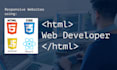 create responsive websites using HTML CSS javascript and react