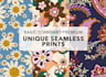 design unique seamless patterns, textile prints