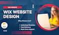 create a wix website or redesign the website