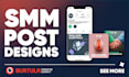 create scroll stopping SMM posters
