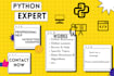 help you to learn python with lessons and complete bootcamps