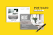design direct mail eddm postcard, professional business flyer