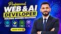 ai website development as full stack software developer with python, node or ai