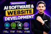develop ai software, ai website, ai chatbot or ai agent