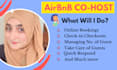 be your airbnb cohost and property manager for a month