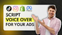 provide you script and voice over for your tiktok ads