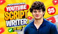 write you an entertaining youtube video script