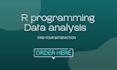 work on projects using the programming language r to analyze data