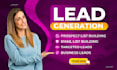 build verified b2b lead lists for sales outreach