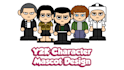 create awesome y2k character or mascot style potrait