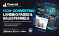 design a high converting landing page and sales funnel for your business