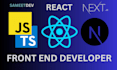 build web application with react js and next js