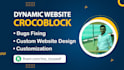 develop crocoblock jetengine elementor dynamic wordpress website