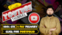 design an attractive youtube thumbnail