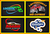 do transportation logistic transport and trucking logo design