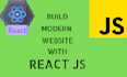 create modern react js website