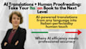 ai translate into italian and human proofread any text
