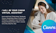 be your creative virtual assistant social media manager and create canva designs