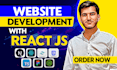 build fast responsive websites react next js node js tailwind frontend developer