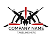 do awesome modern military logo design