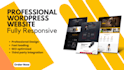 create professional wordpress website design fully responsive