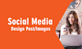make social media posts and boost social account