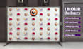 design a custom step and repeat, event backdrop, expo banner