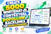 create whitehat contextual dofollow backlinks for google ranking