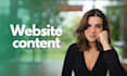 write SEO website content as your copywriter