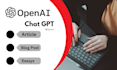 write a SEO optimized article using chat gpt