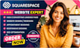 design redesign sqaurespace or figma to sqaurespace webpages