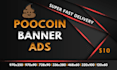 create animated poocoin banner ads
