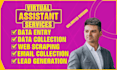 data entry, data collection, extraction, web scraping and b2b lead generation