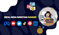 be your social media marketing manager